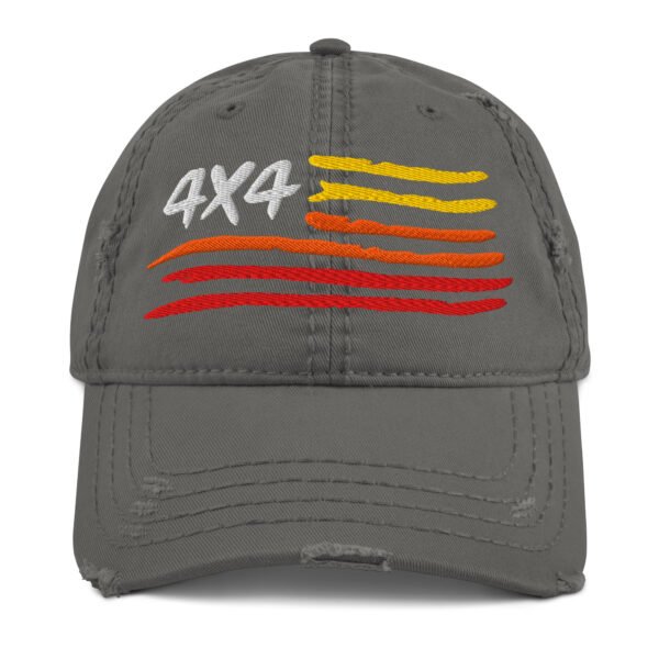 4X4 Distressed Dad Hat - Image 3