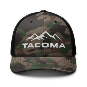 Camouflage trucker hat