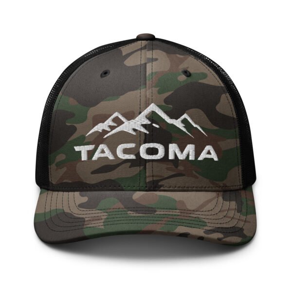 Camouflage trucker hat